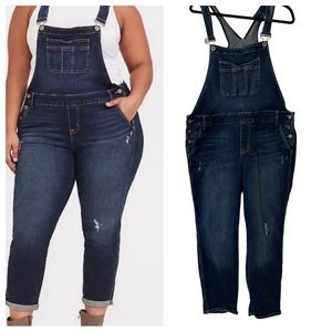 Torrid Size 22 blue Jean Overalls
